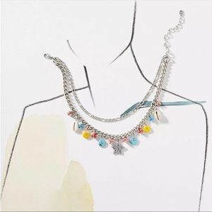 Never Worn- Dannijo Hank Charm Necklace with Rhinestone Star ⭐️ with dust bag!!